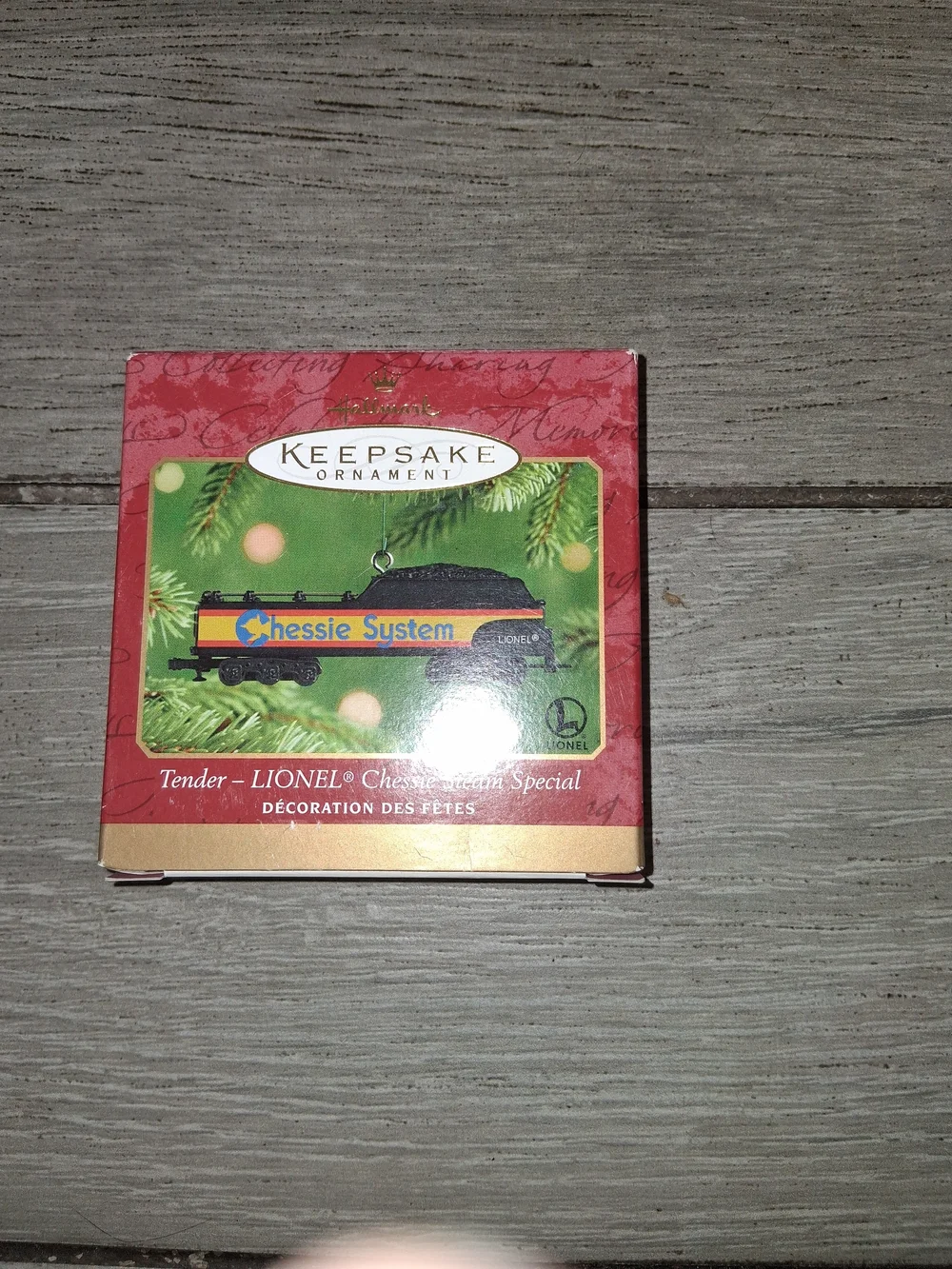 Hallmark Keepsake Train Ornament Set – Green, Black, Red, Yellow